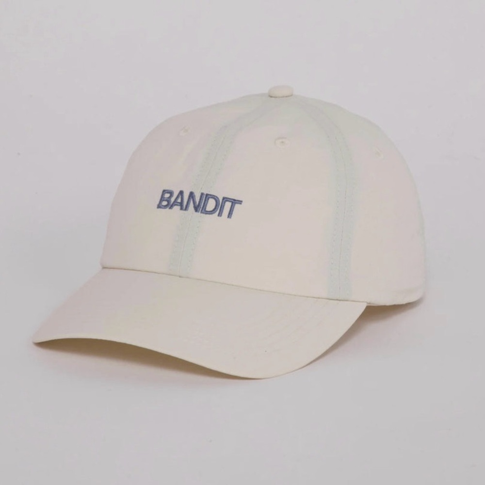 Bandit - Nylon Dad Hat cream with smokey blue